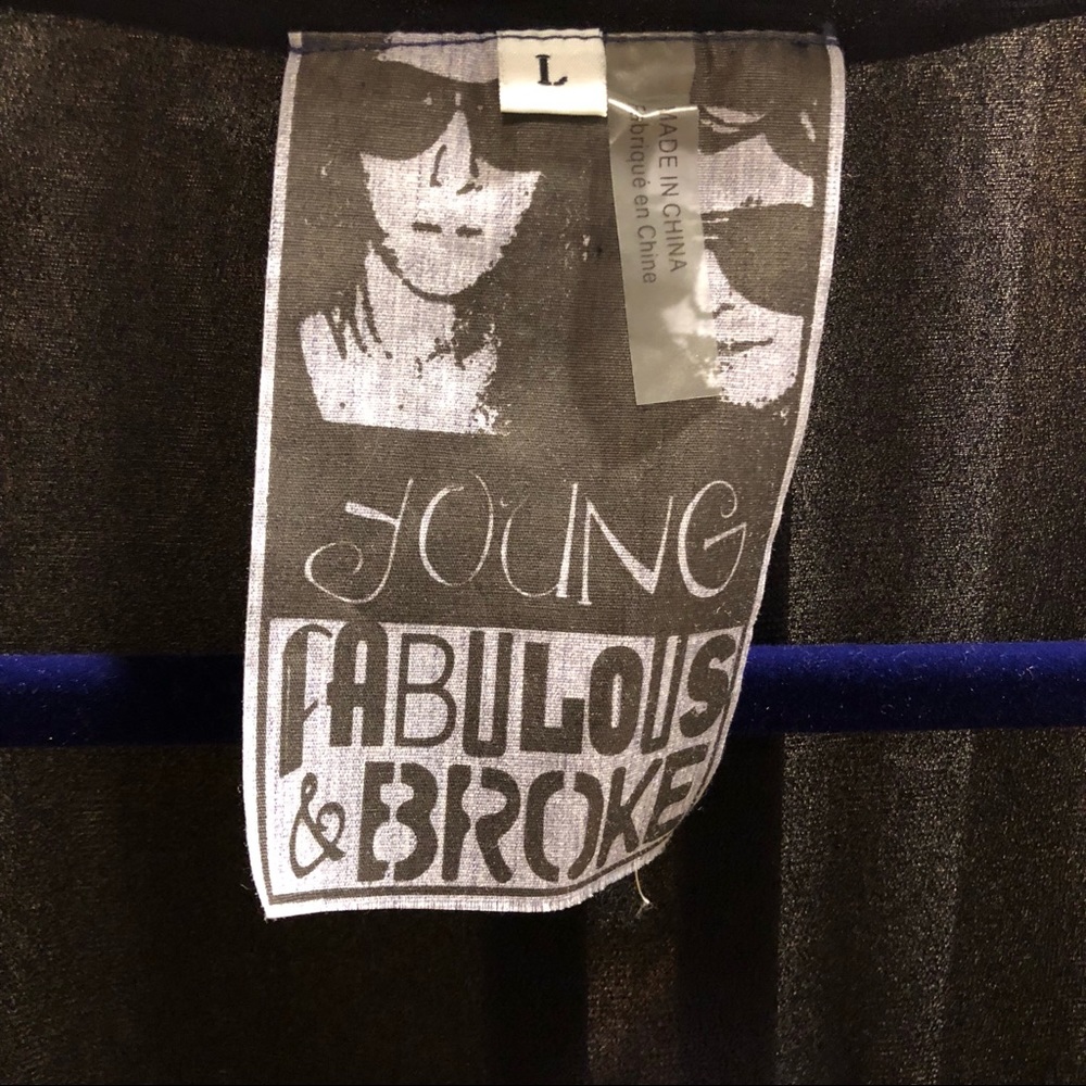 Young Fabulous and Broke H Top Crosshatch - Picture 3 of 4